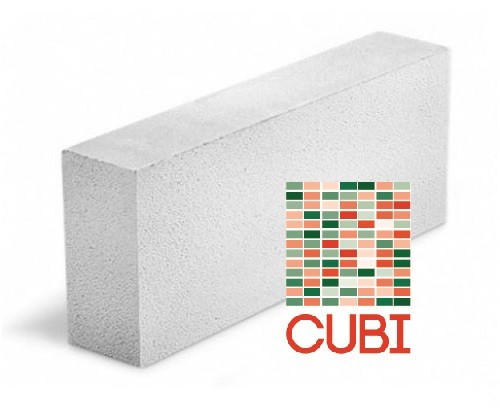 Газобетонный блок CUBI D700 B3,5 F100 625х200х75 ровный