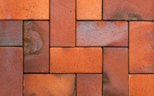 Клинкерная тротуарная брусчатка ABC Ember (orange-gelb-Kohlebrand), 200х100х52 мм