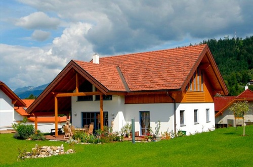 Керамическая черепица Tondach Wiener Norma, Рустикальный